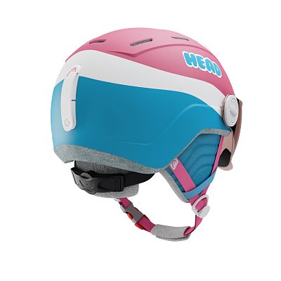 Превью  Шлем горнолыжный HEAD Maja Visor Pink/Blue (328334)